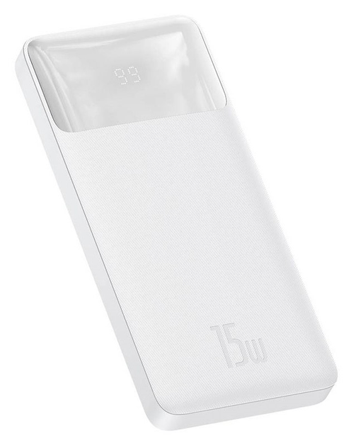 Powerbank Baseus Bipow Pro Overseas 15 W 10000 mAh White (PPBD050002) - obraz 2