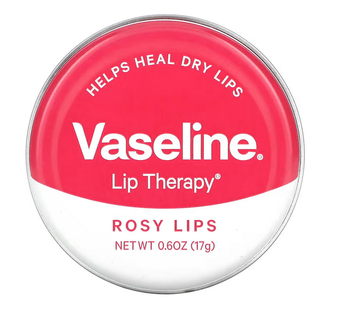 Бальзам для губ Lip Therapy Rosy Lip Balm рожевий відтінок Vaseline 17 г - Фото 1 Бальзам для губ Lip Therapy Rosy Lip Balm рожевий відтінок Vaseline 17 г - зображення 1