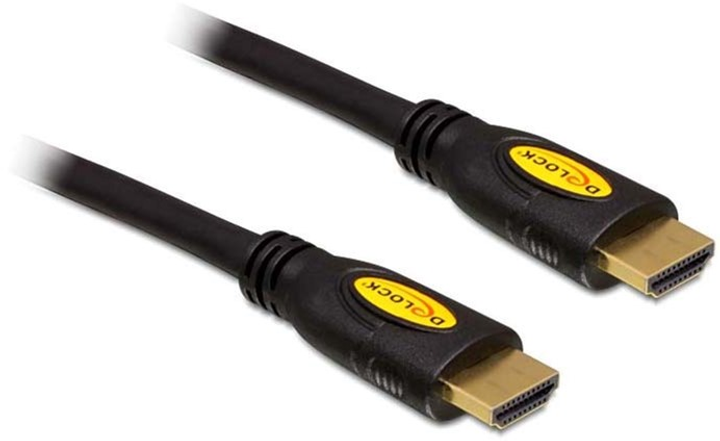Кабель Delock HDMI A - HDMI A M/M 5 м Black (4043619824557) - зображення 1