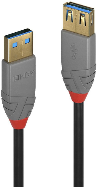 Kabel Lindy USB Type-A - USB Type-B M/M 3 m Black (4002888367431) - obraz 2