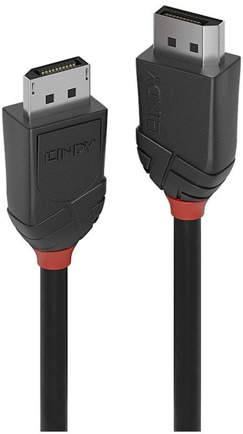 Kabel Lindy DisplayPort 1.2 M/M 2 m Black (4002888364928) - obraz 1