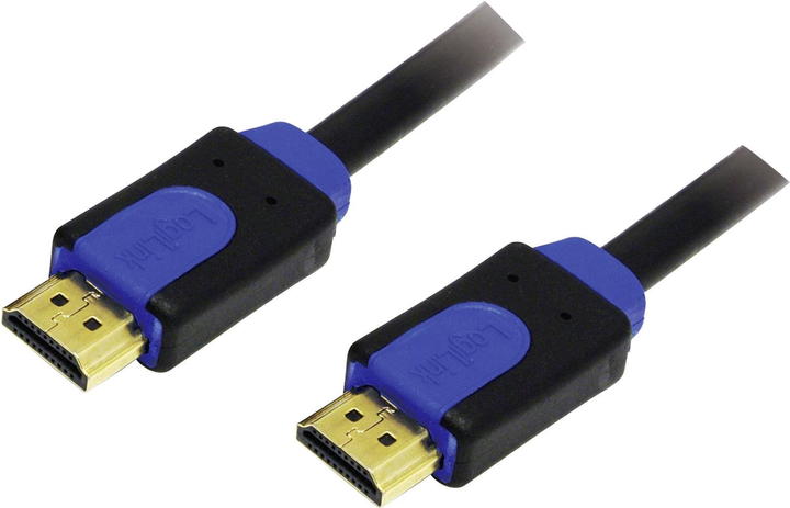 Kabel LogiLink HDMI M/M 10 m Blue (4052792005561) - obraz 1