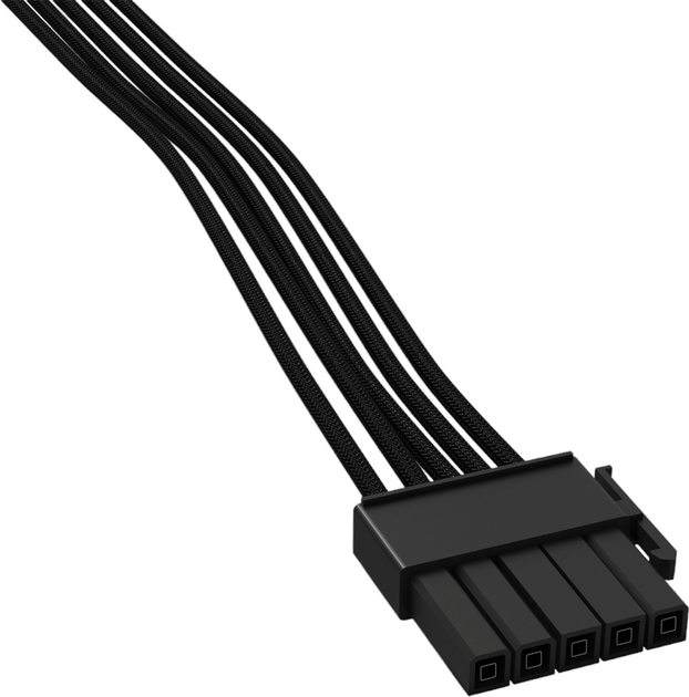 Kabel Be Quiet SATA - PSU M/M 0.6/0.6 m Black (4260052183434) - obraz 1