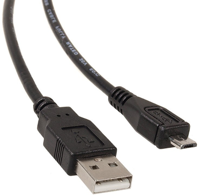 Кабель Maclean USB Type-A - micro-USB 1.5 м Black (5902211112396) - зображення 2