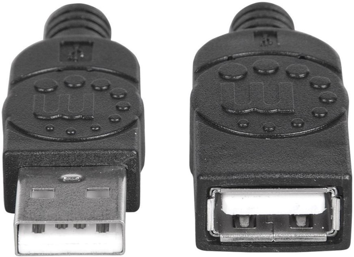 Kabel Manhattan USB Type-A M/M 3 m Black (766623364898) - obraz 2