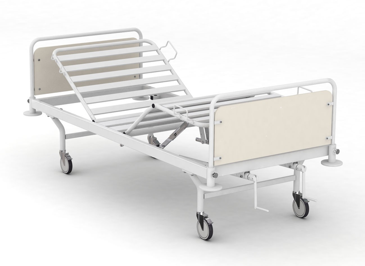 Кровать медицинская функциональная 3-секционная на колесах Amed КС3.101 - изображение 1
