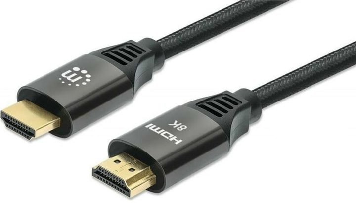 Кабель Manhattan HDMI 2.1 M/M 3 м Black (766623355957) - зображення 1