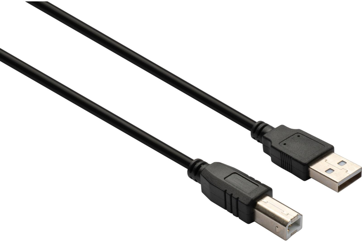 Kabel Natec USB Type-A - USB Type-B M/M 1.8 m Black (5901969400304) - obraz 1