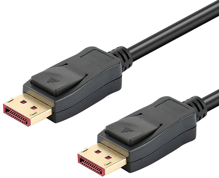 Kabel Techly DisplayPort 1.4 M/M 1 m Black (8051128109269) - obraz 1