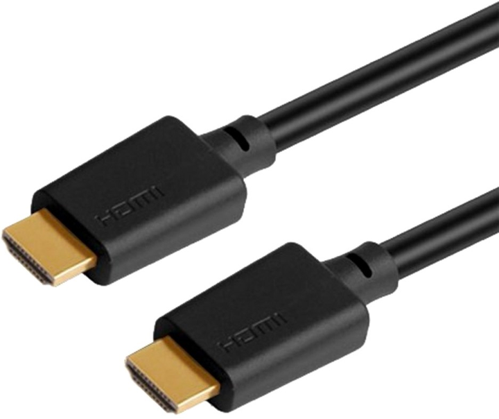 Kabel Techly HDMI 2.1 M/M 2 m Black (8051128105186) - obraz 1