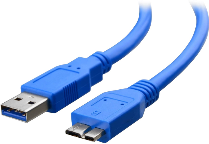 Kabel Techly USB Type-A - micro-USB M/M 1 m Blue (8057685305243) - obraz 1