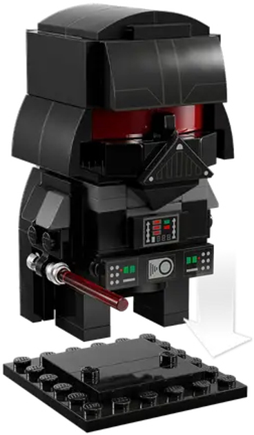 Zestaw klocków LEGO BrickHeadz Obi-Wan Kenobi i Darth Vader 260 elementów (40547) - obraz 6