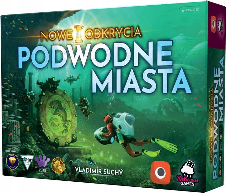 Dodatek do gry planszowej Portal Games Podwodne Miasta: Nowe Odkrycia (5902560383539) - obraz 1