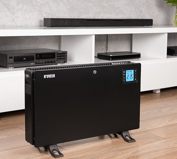 Конвекторный обогреватель черный Noveen 2000W - изображение 4