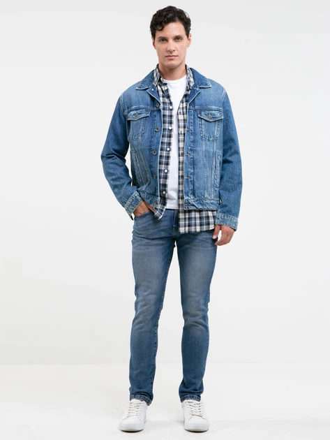 Jeansy slim fit męskie Big Star Terry Slim-331 W36-L36 Niebieskie (5900714675547) - obraz 4