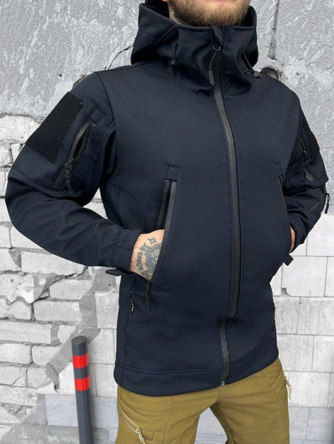 Тактична куртка Soft Shel Logos tactical синій ВТ6474 4XL - зображення 1