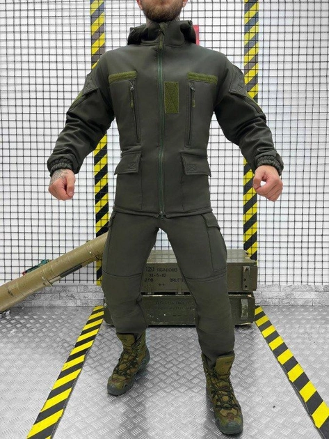 Тактический костюм SoftShell Olive 2XL - изображение 1