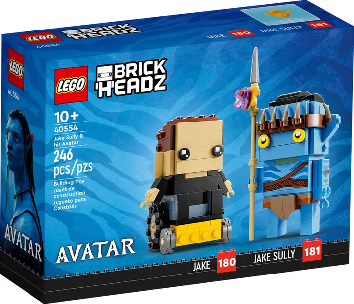 Zestaw klocków Lego BrickHeadz Jake Sully i jego awatar 246 części (40554) - obraz 1