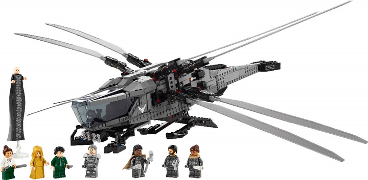 Zestaw klocków Lego Icons Dune. Królewski ornitopter Atrydów 1369 elementów (10327) - obraz 2