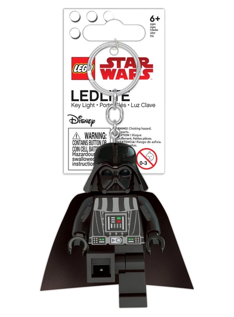 Брелок LEGO Led Star Wars Darth Vader (4895028520496) - зображення 1