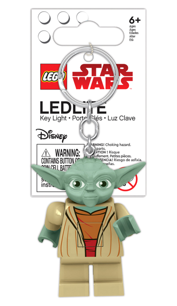 Brelok LEGO Led Star Wars Yoda (4895028521172) - obraz 1