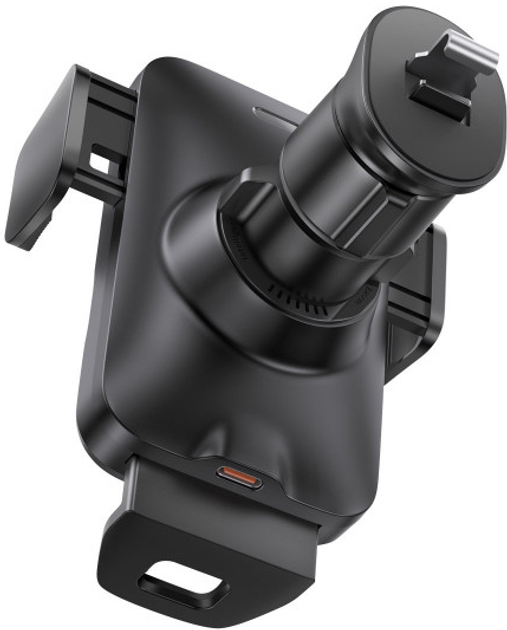 Uchwyt samochodowy z bezprzewodowym ładowaniem Baseus 15 W Alignment Car Mount Black (CGZX000001) - obraz 4