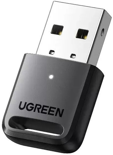 Адаптер Ugreen CM390 Bluetooth 5.0 USB RTL8761BUV Grey (6957303888900) - зображення 1