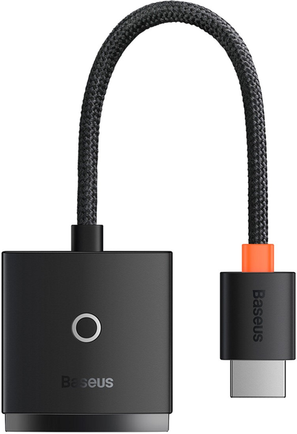 Adapter Baseus Lite Series HDMI to VGA Black (WKQX010001) - obraz 2