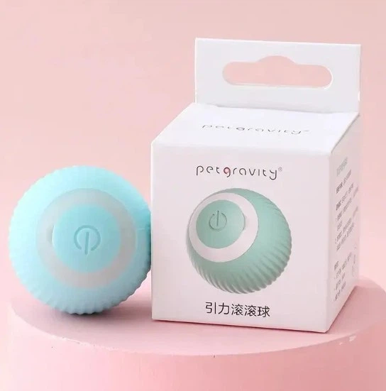 Интерактивная игрушка для кошки smart мяч PetGravity с хаотичным движением и световой панелью - изображение 10