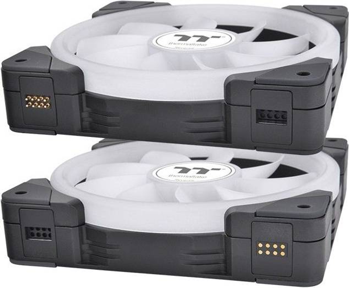 Zestaw wentylatorówThermaltake SWAFAN EX12 ARGB 12 cm Biały 3 szt. (CL-F167-PL12SW-A) - obraz 5