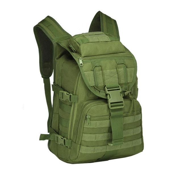 Рюкзак тактичний AOKALI Outdoor A18 36-55L Green - зображення 1