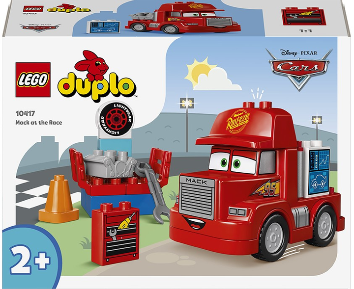 Zestaw klocków Lego DUPLO Mack na wyścigu (10417) - obraz 1