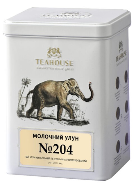Акція на Чай Teahouse Молочний Улун №204 в металевій банці 250 г від Rozetka