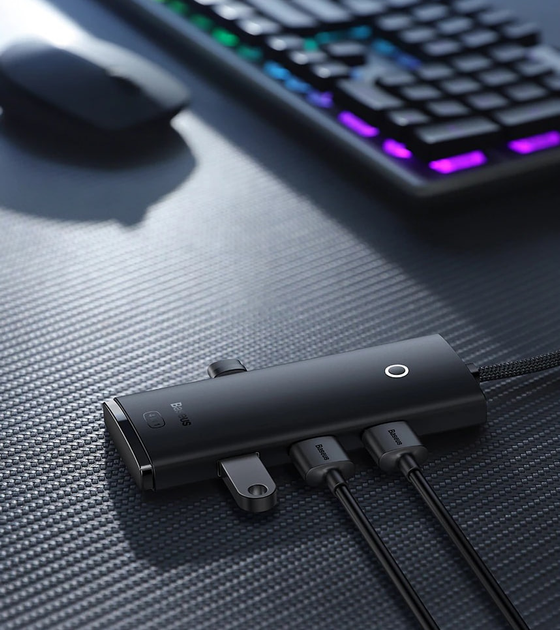 USB Hub Baseus Lite Series 4-in-1 (WKQX030001) - obraz 13