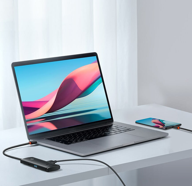 USB Hub Baseus Lite Series 4-in-1 (WKQX030001) - obraz 14