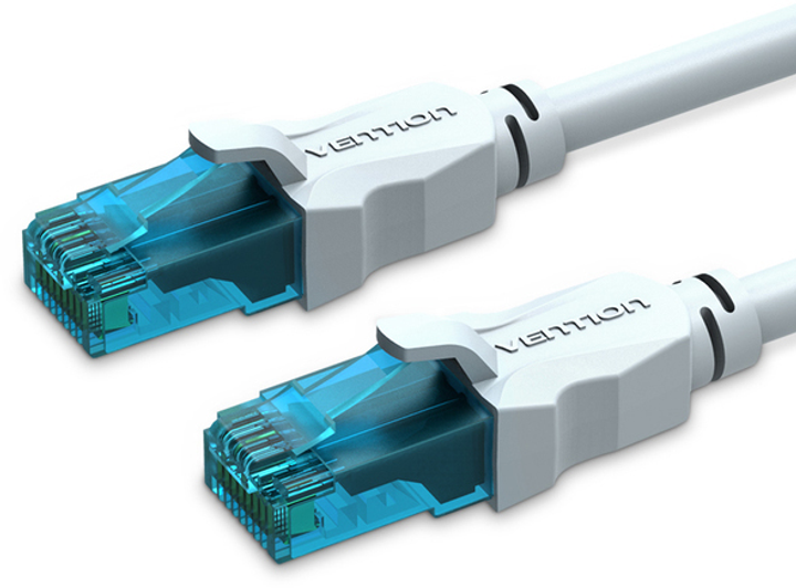 Патч-корд Vention CAT UTP5e Ethernet 3 м White (VAP-A10-S300) - зображення 1