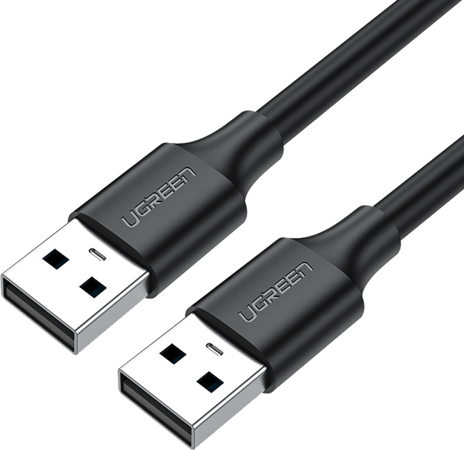 Kabel Ugreen US102 USB 2.0 0.5 m Black (6957303813087) - obraz 1