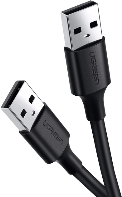 Kabel Ugreen US102 USB 2.0 0.5 m Black (6957303813087) - obraz 2