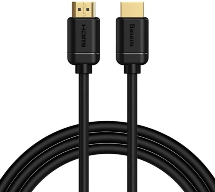 Kabel Baseus HDMI m - M, 1.5 m, V2.0 4K, high Definition Series Black (WKGQ030201) - obraz 1