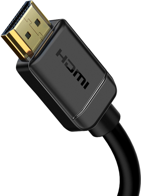 Kabel Baseus HDMI m - M, 1.5 m, V2.0 4K, high Definition Series Black (WKGQ030201) - obraz 2