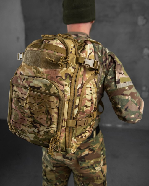 Тактичний штурмовий рюкзак swearing мультикам 40л Вт7076 - зображення 2