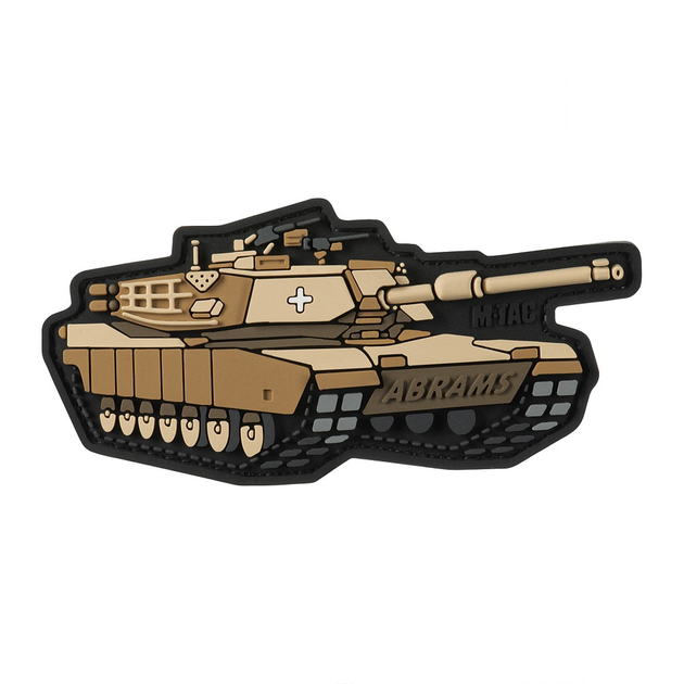 M-Tac нашивка ABRAMS (PVC) coyot - изображение 1