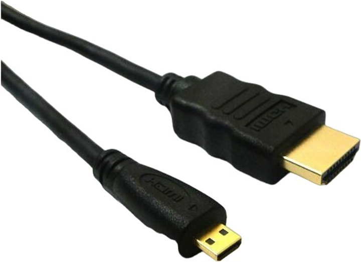 Kabel LogiLink HDMI - micro HDMI M/M 2 m Black(4052792007893) - obraz 1