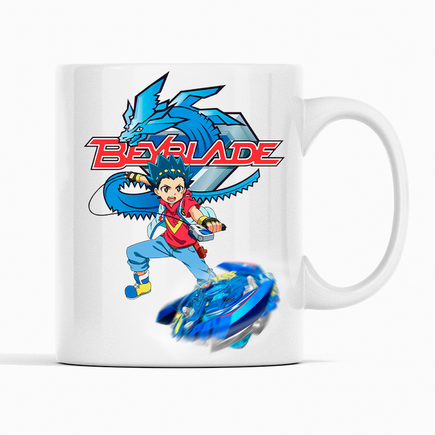 Біла чашка (кухоль) з оригінальним принтом гри Beyblade "Дзига Beyblade burst - Бейблейд берст. Волт Аой" К001610 - Фото 1 Біла чашка (кухоль) з оригінальним принтом гри Beyblade "Дзига Beyblade burst - Бейблейд берст. Волт Аой" К001610 - зображення 1