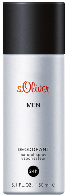 Dezodorant s.Oliver Men w sprayu 150 ml (4011700821129) - obraz 1