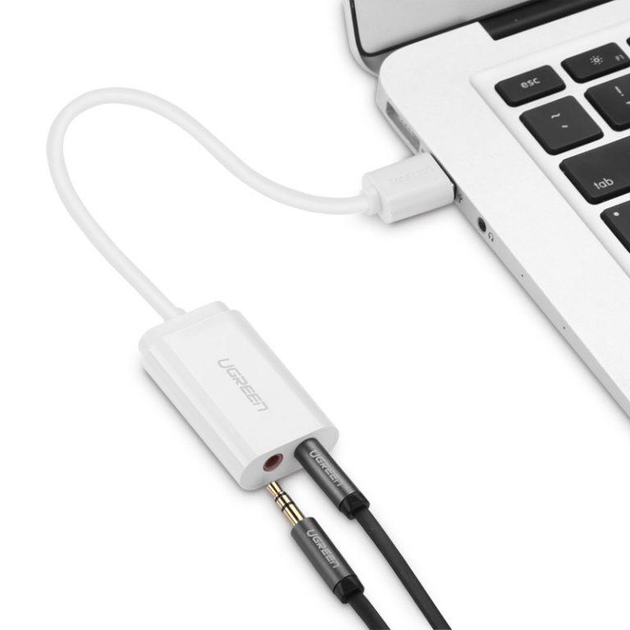 Karta dźwiękowa Ugreen US205 USB AUX Jack TRRS (6957303831432) - obraz 5