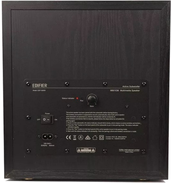 System akustyczny Edifier M601DB 2.1 110 W Bluetooth Black (M601DB black) - obraz 6