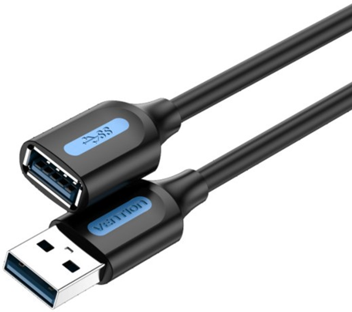 Kabel Vention USB 3.0 – OTG USB3.0 0.5 m Black (6922794748859) - obraz 1