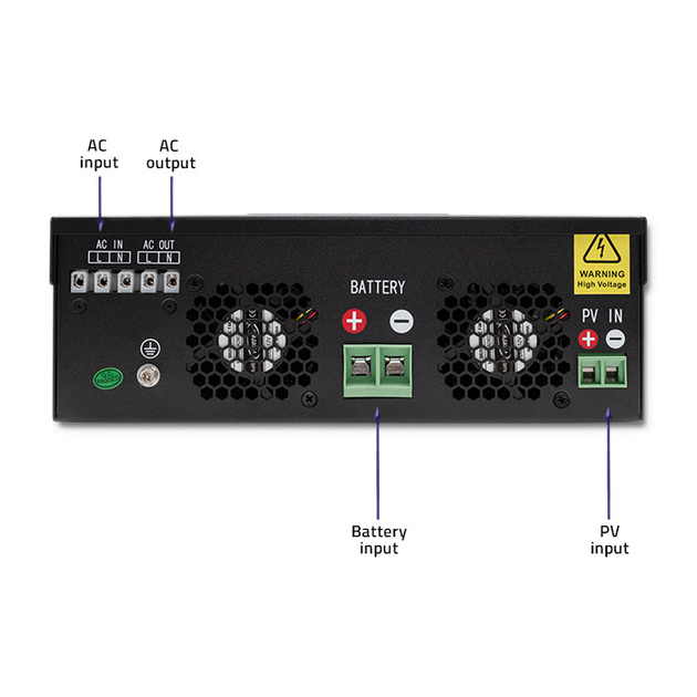 Инвертор Qoltec 2KVA 1.5KW 80A MPPT Sinus - изображение 5