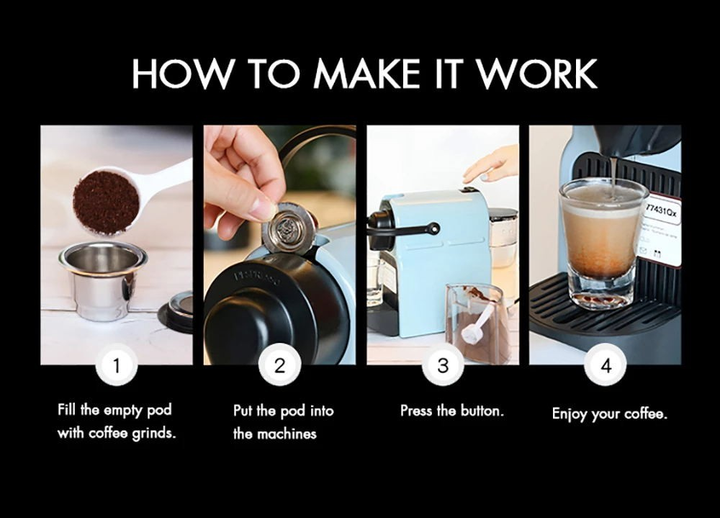 Капсула багаторазова з нержавіючої сталі для кавоварки Nespresso від ICafilas, глянцева - зображення 10